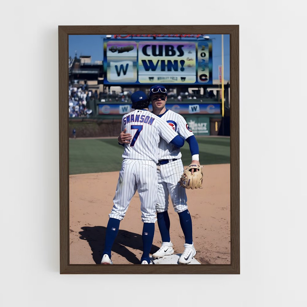 Poster Célébration des Cubs – affiche Baseball (vue 5)